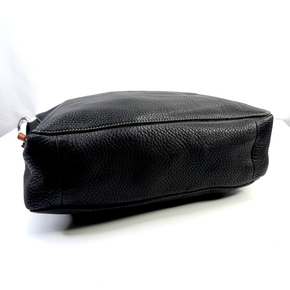Coach Black Pebbled Leather Chelsea Turn Lock Hobo Y2K Vintage Shoulder Bag - Picture 8 of 13